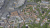 Ein Luftbild des Magniviertels